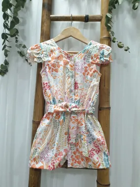 A Mono niña estampado coral R180981