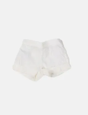Benetton Short blanco liso
