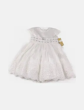 Bevip Vestido blanco combinado