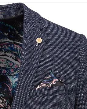 Blazer Donegal - azul marino