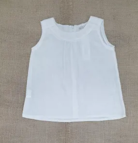 Blusa Niña Lino Blanca R130249