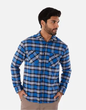 Camisa slim fit azul