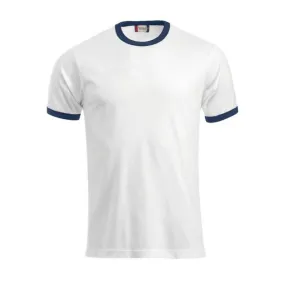 Camiseta Manga Corta Unisex Ringer Nome de Clique