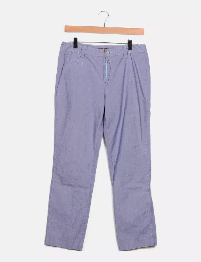 Escarcha Pantalón azul estampado