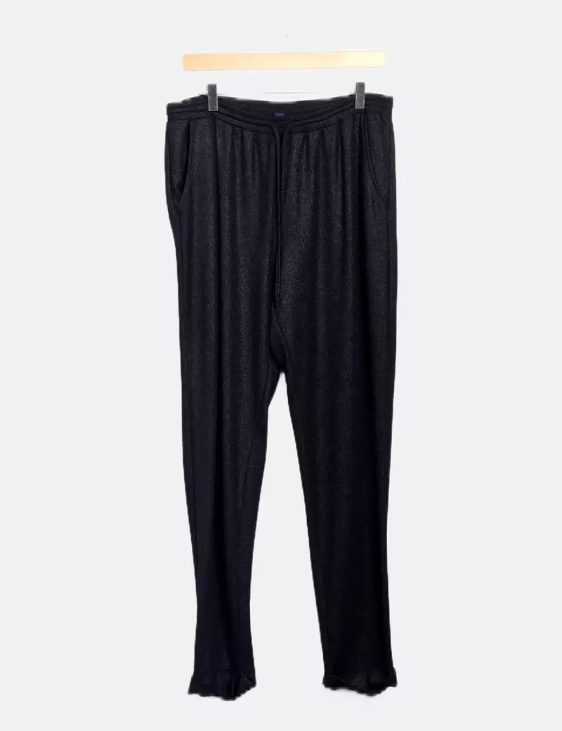 Kiabi Pantalón negro lúrex