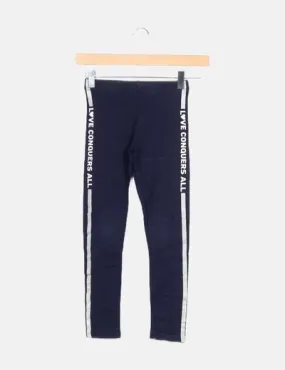 Lefties Legging azul glitter