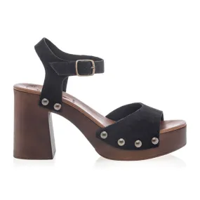 Mules / zuecos mujer negro