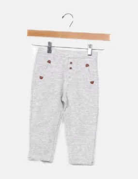 Obaïbi Pantalón texturizado gris