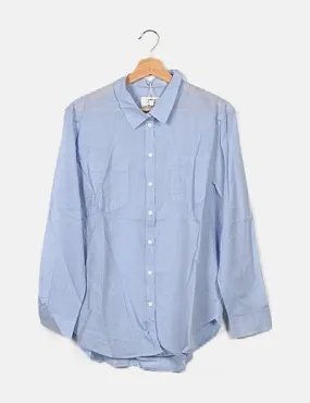 ONLY Camisa azul básica
