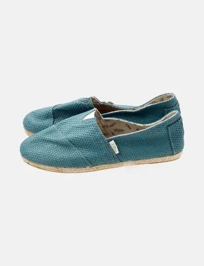 Paez Alpargata azul glitter