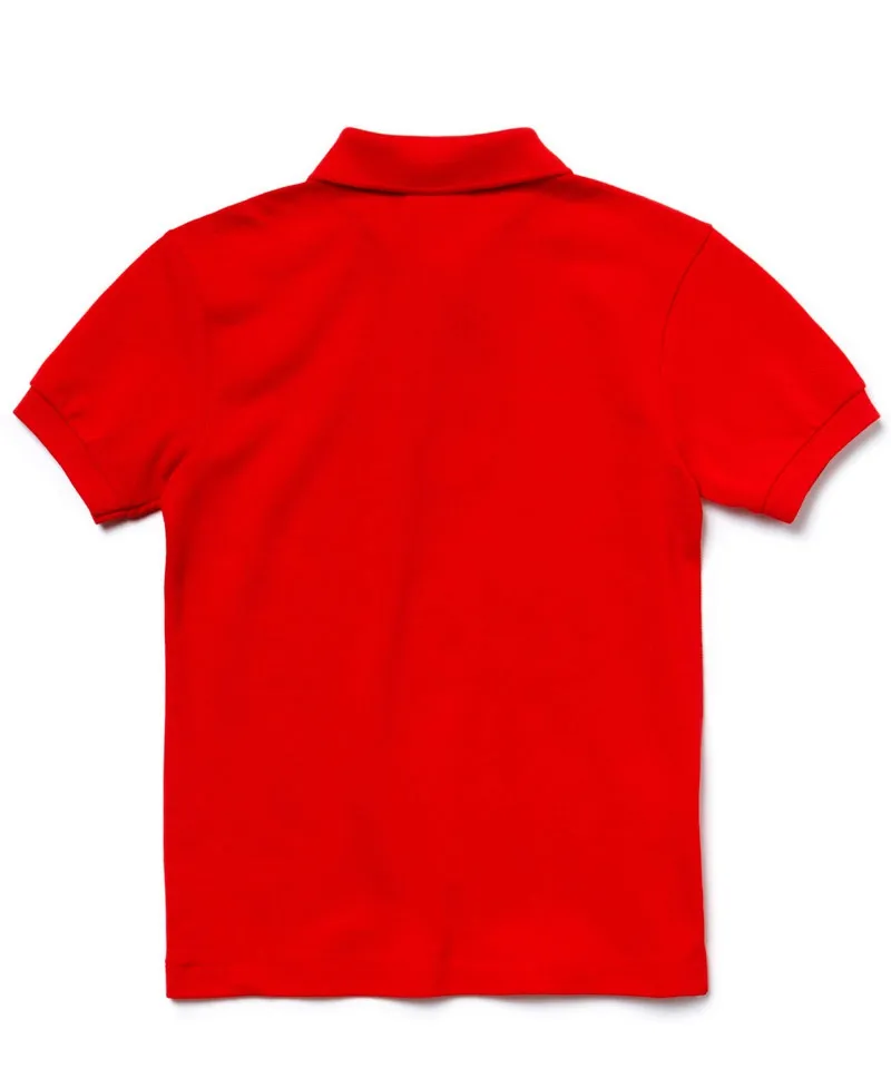 Polo Niño LACOSTE Pique Rojo