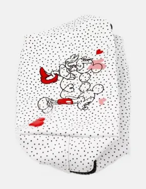 Primark Neceser blanco topos