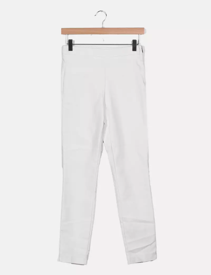 Stradivarius Chino blanco básico