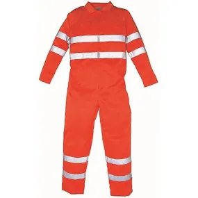 Yoko Unisex Adult Polycotton Hi-Vis Overalls