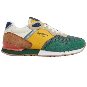 ZAPATILLAS RUNNING NIÑO PEPE JEANS LONDON CIERRE CORDONES