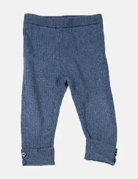 Zara Legging azul canalé